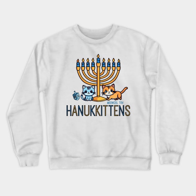 Hanukkittens Crewneck Sweatshirt by HilariousDelusions